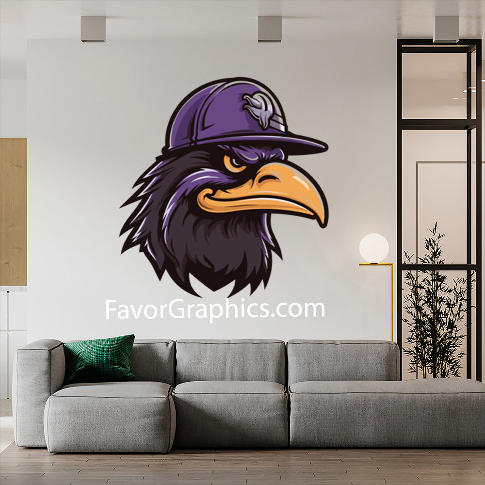 Baltimore Ravens Home Room Wall Vinyl Decal Sticker Mural Poster