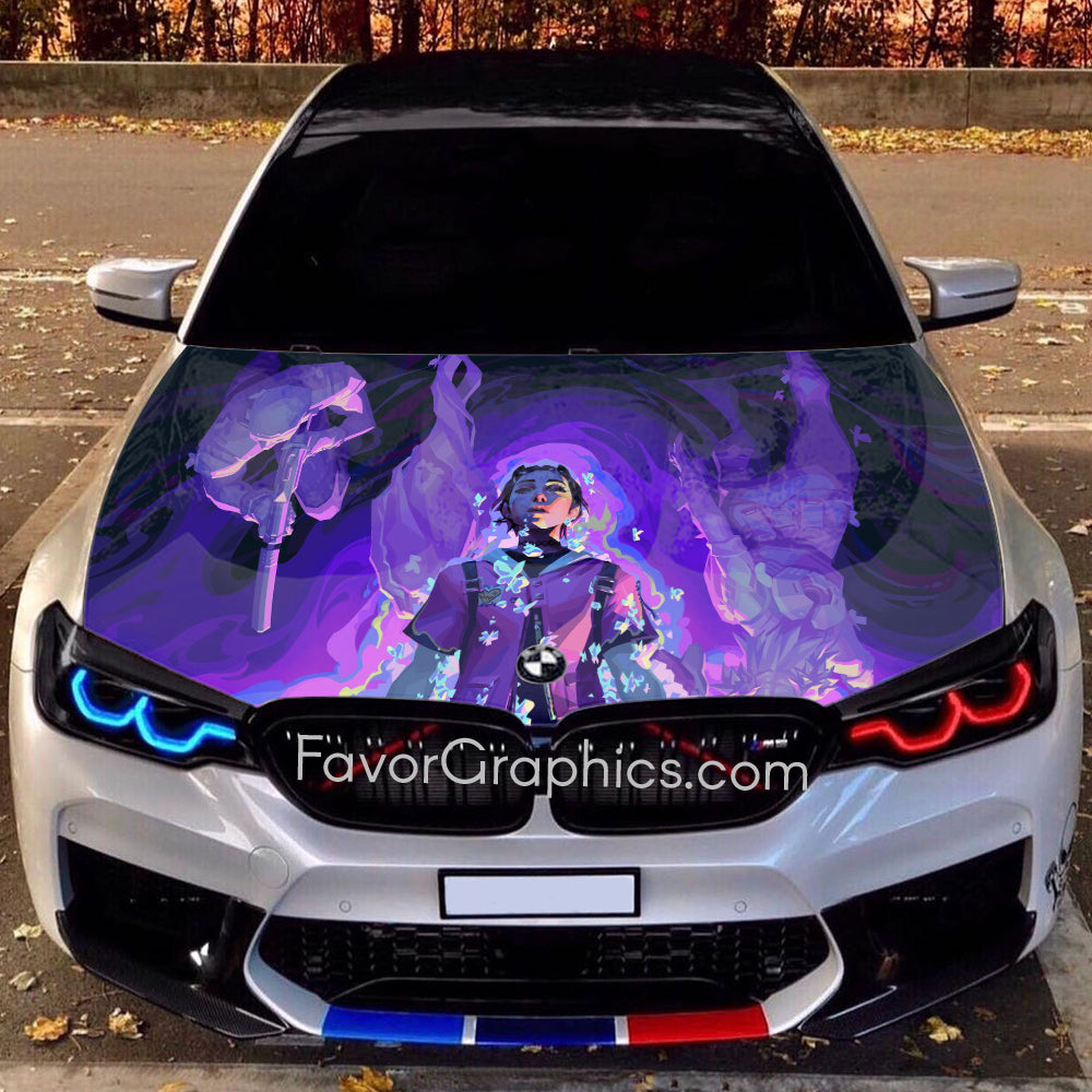 Clove (Valorant) Itasha Car Vinyl Hood Wrap Decal Sticker