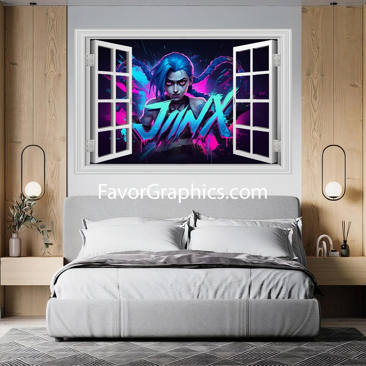 Jinx (League Of Legends) Vinyl Wall Art Decal Sticker Poster Print Mural