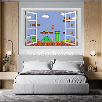 Mario Vinyl Wall Art Decal Sticker Poster Print Mural