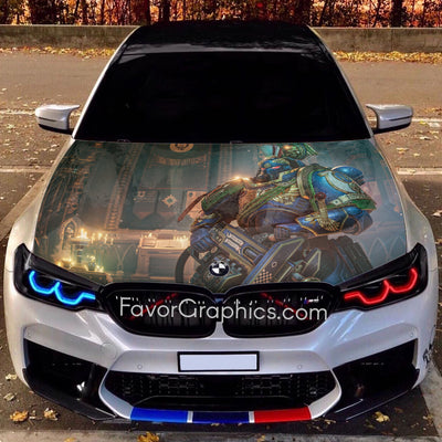 Space Marine 2 Itasha Car Vinyl Hood Wrap Decal Sticker