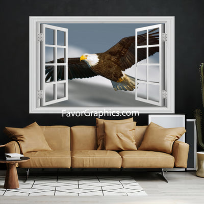 Bald Eagle Vinyl Wall Art Decal Sticker Poster Print Mural