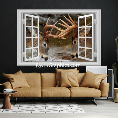 Deer Vinyl Wall Art Decal Sticker Poster Print Mural