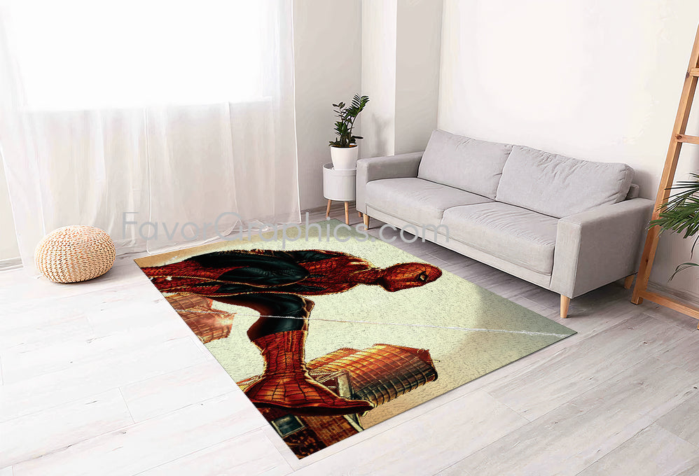 Spider-Man Home Bedroom Decor Rug Carpet Mat