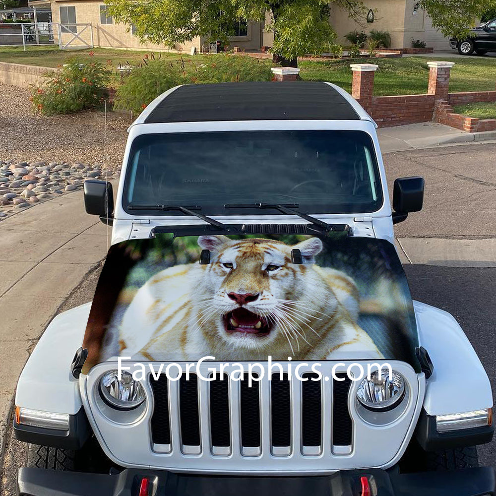 Tiger Itasha Car Vinyl Hood Wrap Decal Sticker