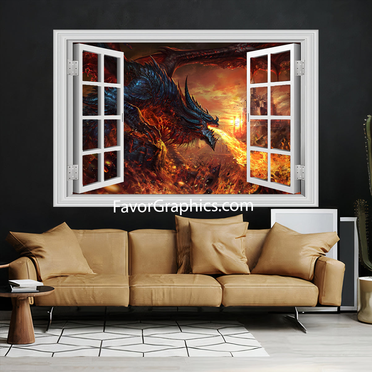 Dragon Vinyl Wall Art Decal Sticker Poster Print Mural