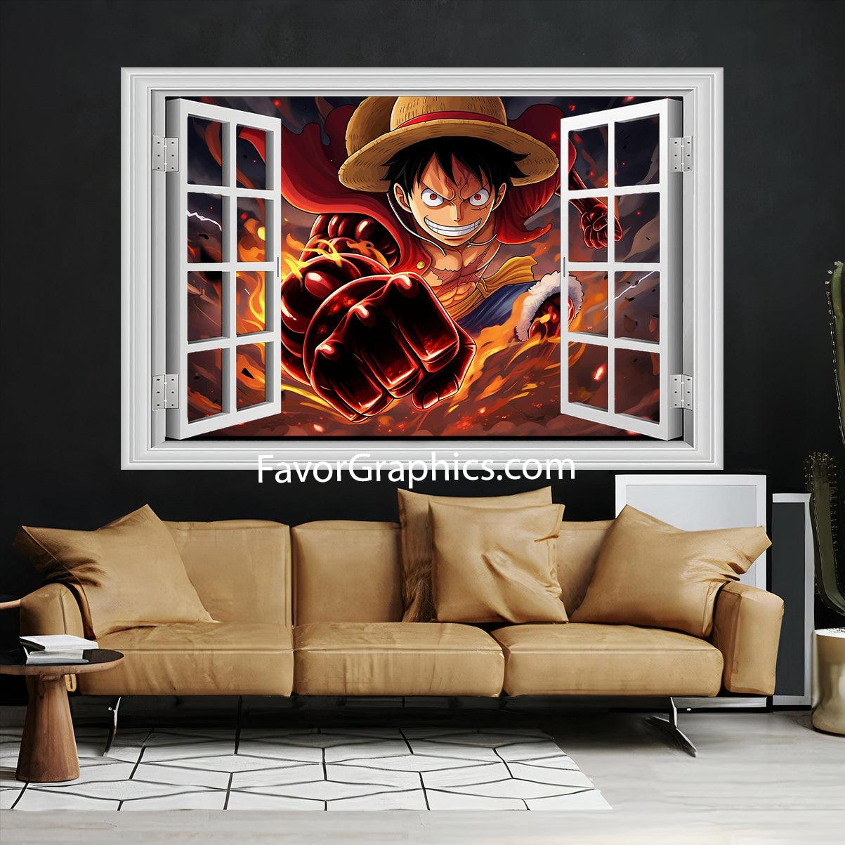 Monkey D. Luffy Vinyl Wall Art Decal Sticker Poster Print Mural