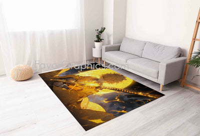 Zenitsu Agatsuma Home Bedroom Decor Rug Carpet Mat