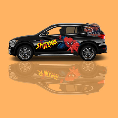 Spider-Man Itasha Car Side Door Decal Vinyl Sticker