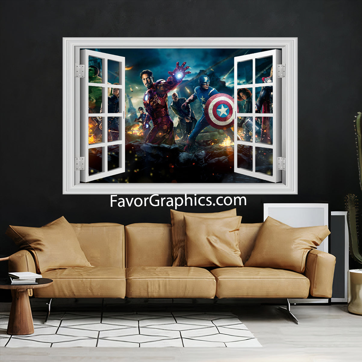 Superhero Avengers Vinyl Wall Art Decal Sticker Poster Print Mural