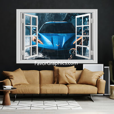 Chevrolet Corvette Vinyl Wall Art Decal Sticker Poster Print Mural