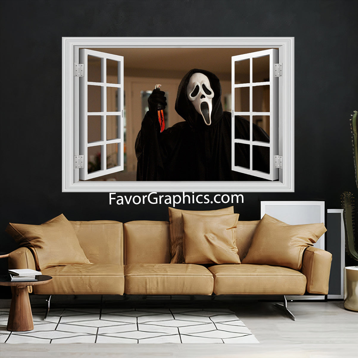 Scream Ghostface Vinyl Wall Art Decal Sticker Poster Print Mural