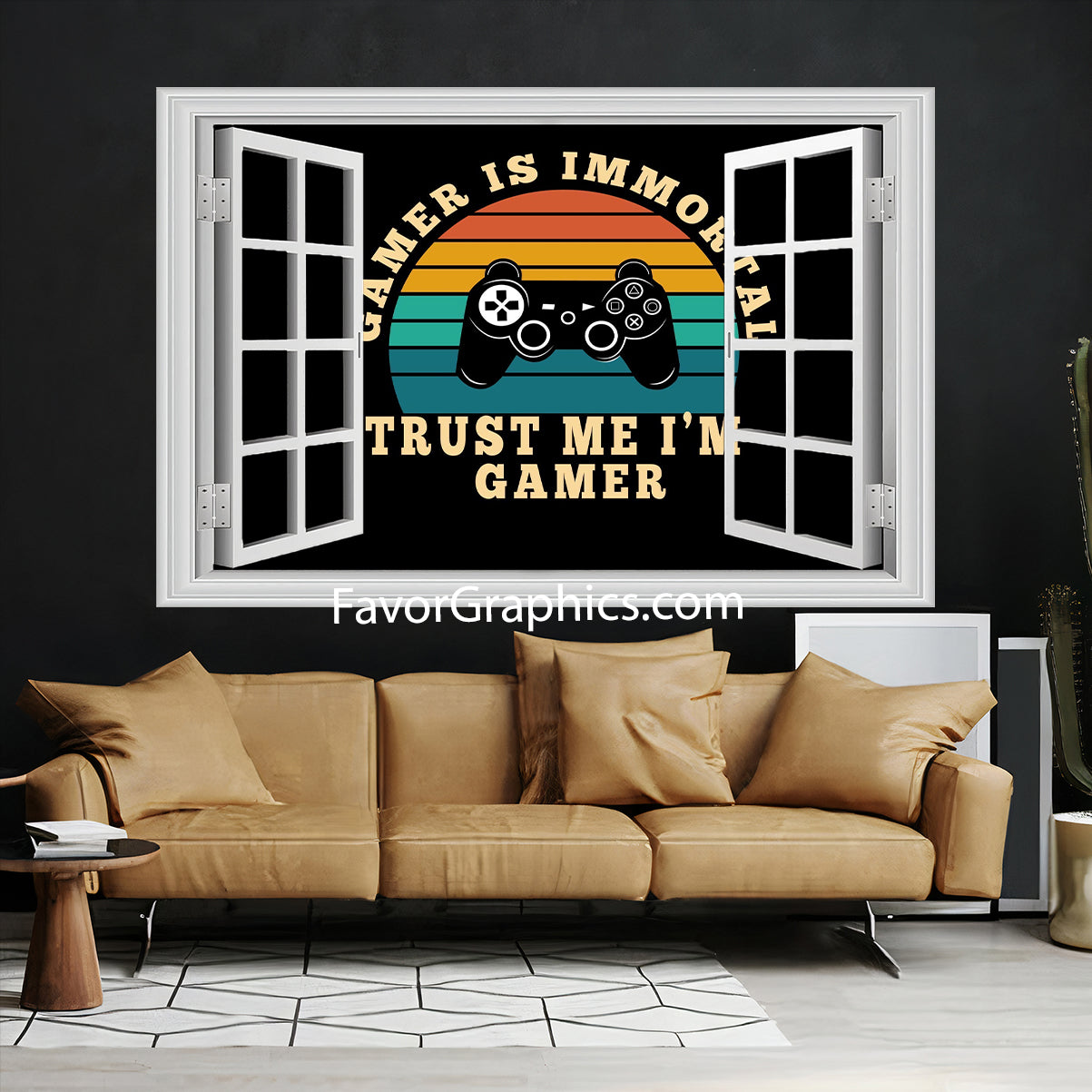 Video Game Gamer Vinyl Wall Art Decal Sticker Poster Print Mural