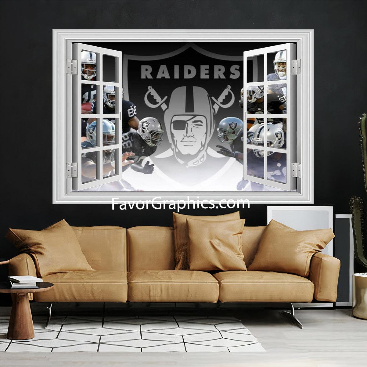 Las Vegas Raiders Vinyl Wall Art Decal Sticker Poster Print Mural