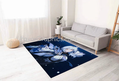 Eula (Genshin impact) Home Bedroom Decor Rug Carpet Mat