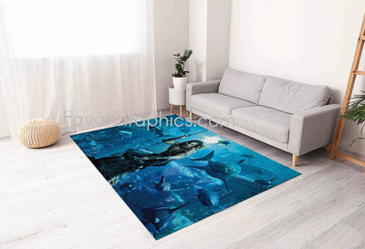 Aquaman Home Bedroom Decor Rug Carpet Mat