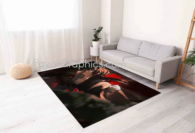 Itachi Uchiha Home Bedroom Decor Rug Carpet Mat