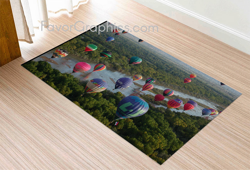 Hot Air Balloon Home Bedroom Decor Rug Carpet Mat