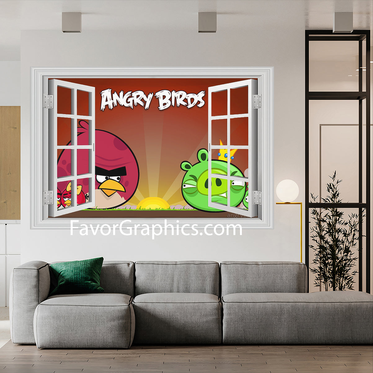 Angry Birds Vinyl Wall Art Decal Sticker Poster Print Mural