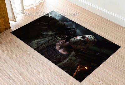 Jason Voorhees Home Bedroom Decor Rug Carpet Mat