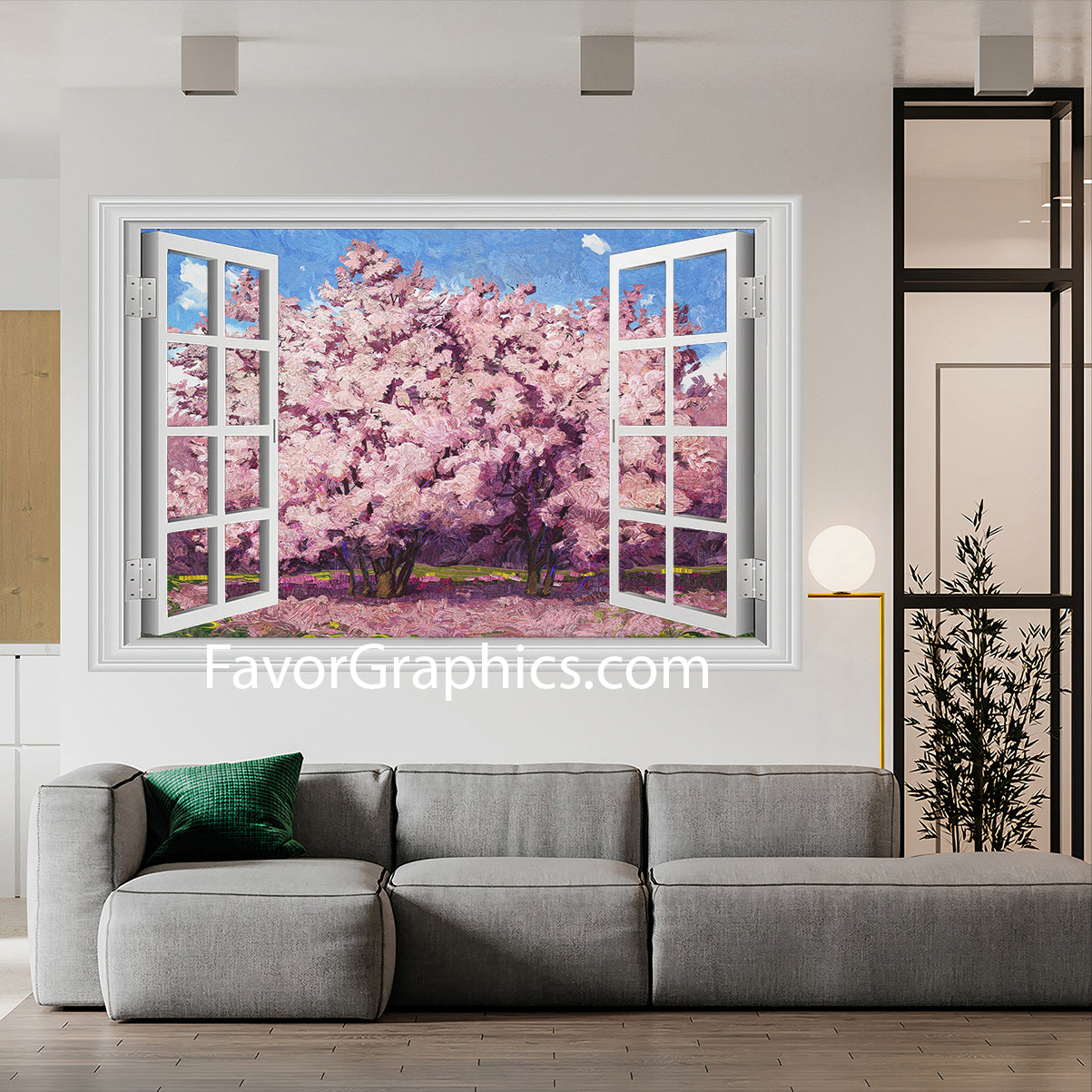 Cherry Blossom Vinyl Wall Art Decal Sticker Poster Print Mural