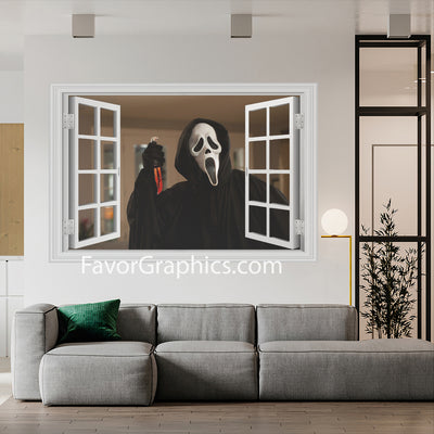 Scream Ghostface Vinyl Wall Art Decal Sticker Poster Print Mural