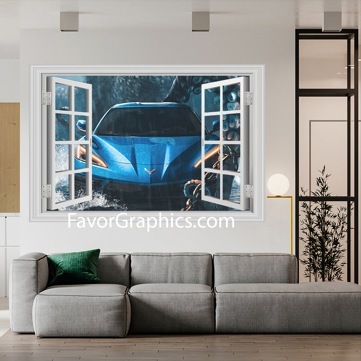 Chevrolet Corvette Vinyl Wall Art Decal Sticker Poster Print Mural