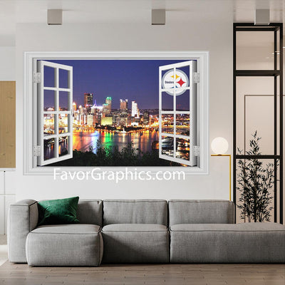 Pittsburgh Steelers Vinyl Wall Art Decal Sticker Poster Print Mural