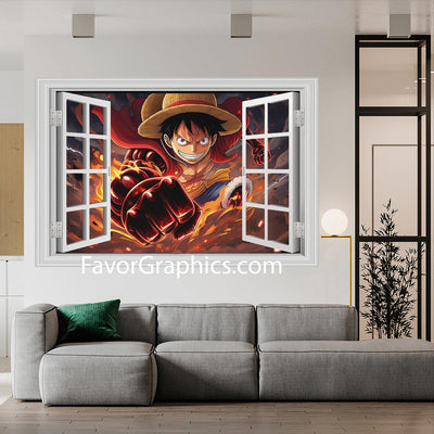 Monkey D. Luffy Vinyl Wall Art Decal Sticker Poster Print Mural