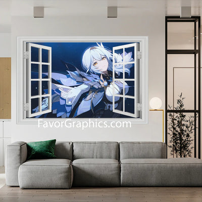 Eula (Genshin impact) Vinyl Wall Art Decal Sticker Poster Print Mural