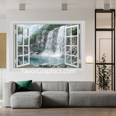 Waterfall Vinyl Wall Art Decal Sticker Poster Print Mural