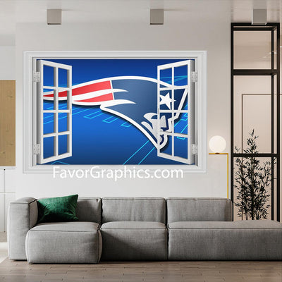 New England Patriots Vinyl Wall Art Decal Sticker Poster Print Mural