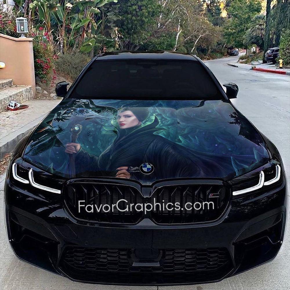 Maleficent  Itasha Car Vinyl Hood Wrap