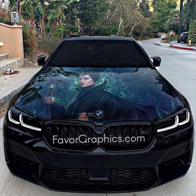 Maleficent  Itasha Car Vinyl Hood Wrap