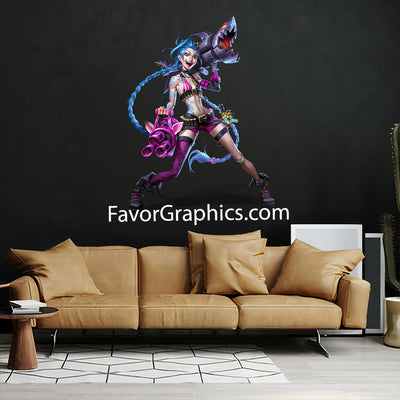 JInx League Of Legends Home Room Wall Vinyl Decal Sticker Mural Poster