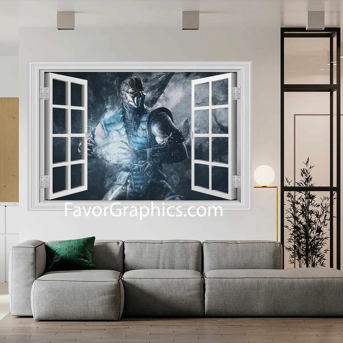 Sub Zero Mortal Kombat Vinyl Wall Art Decal Sticker Poster Print Mural