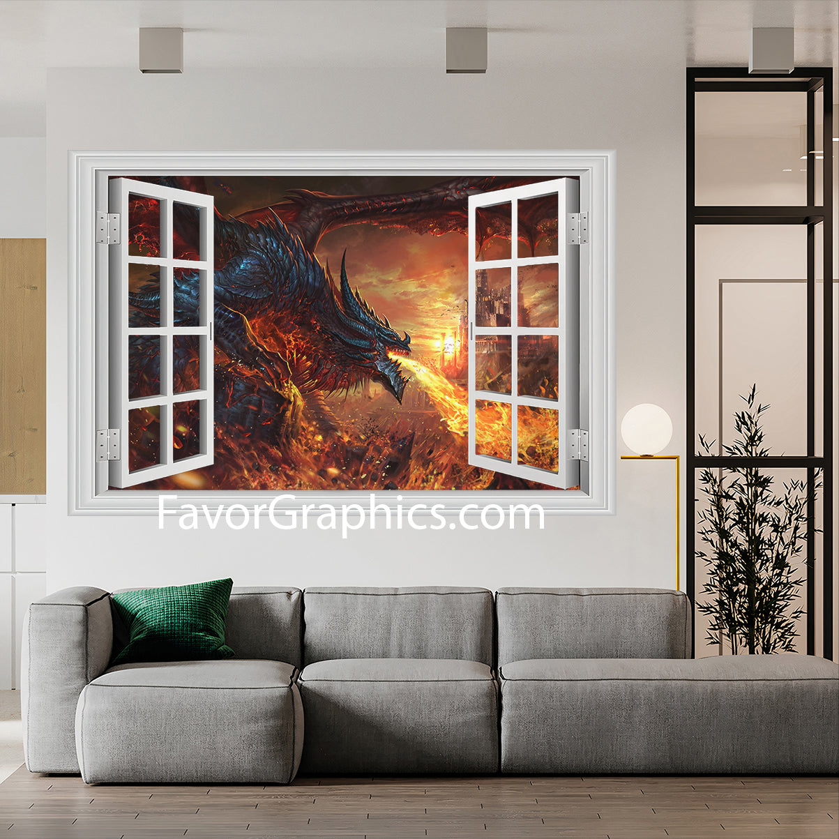 Dragon Vinyl Wall Art Decal Sticker Poster Print Mural