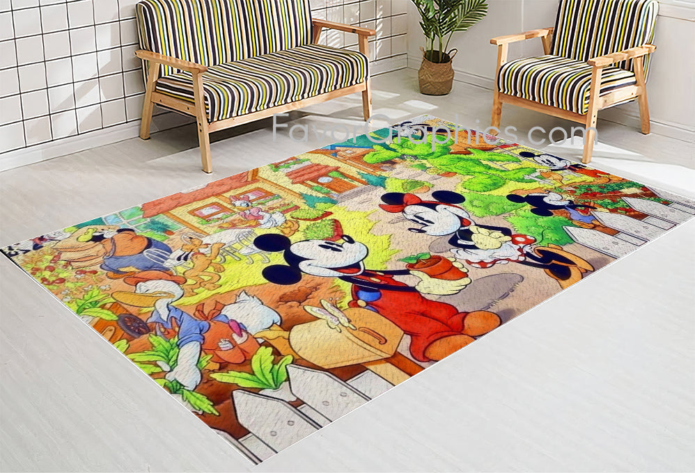 Mickey and Minnie Home Bedroom Decor Rug Carpet Mat