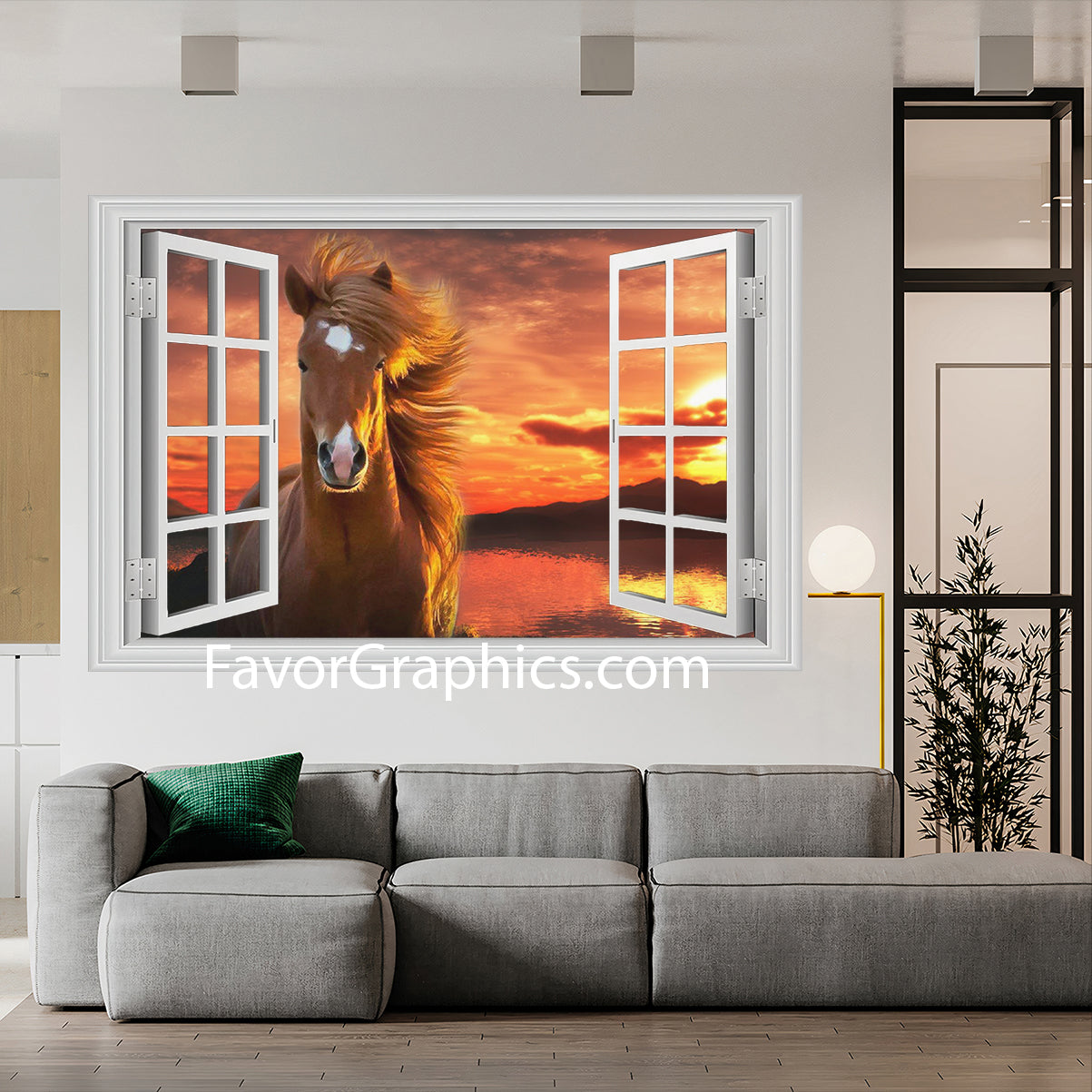 Horse Vinyl Wall Art Decal Sticker Poster Print Mural