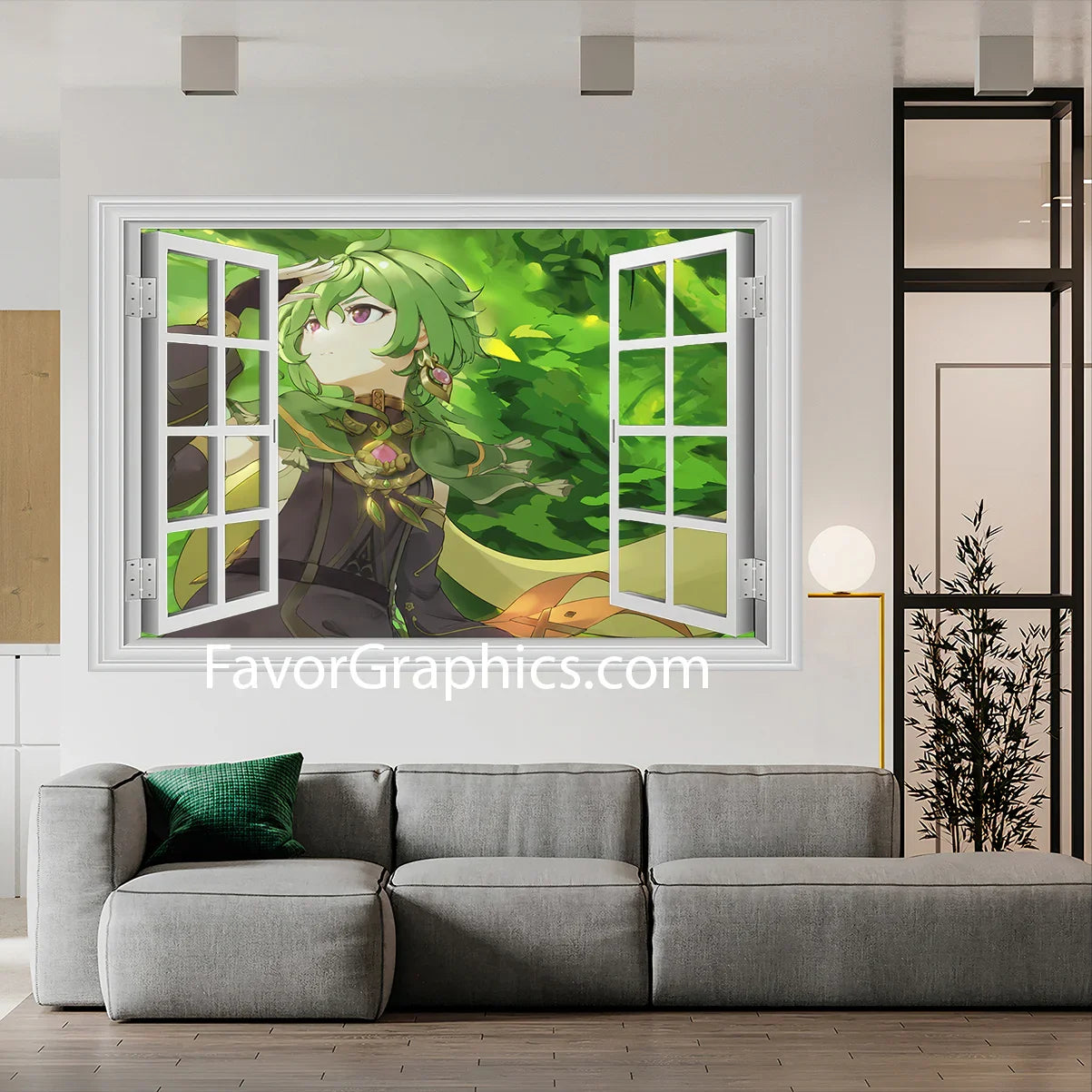 Collei (Genshin Impact) Vinyl Wall Art Decal Sticker Poster Print Mural