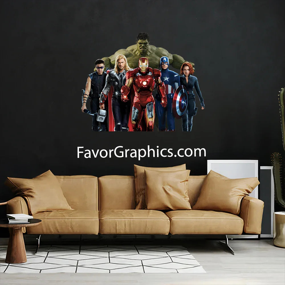 Avengers Superheroes Home Room Wall Vinyl Decal Sticker Mural Poster