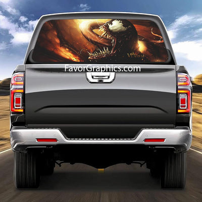 Venom Rear Window Perforated Graphic Vinyl Decal Car