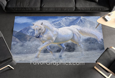 Horse Home Bedroom Decor Rug Carpet Mat