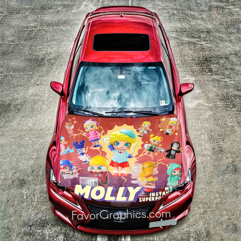 Molly Itasha Car Vinyl Hood Wrap Decal Sticker