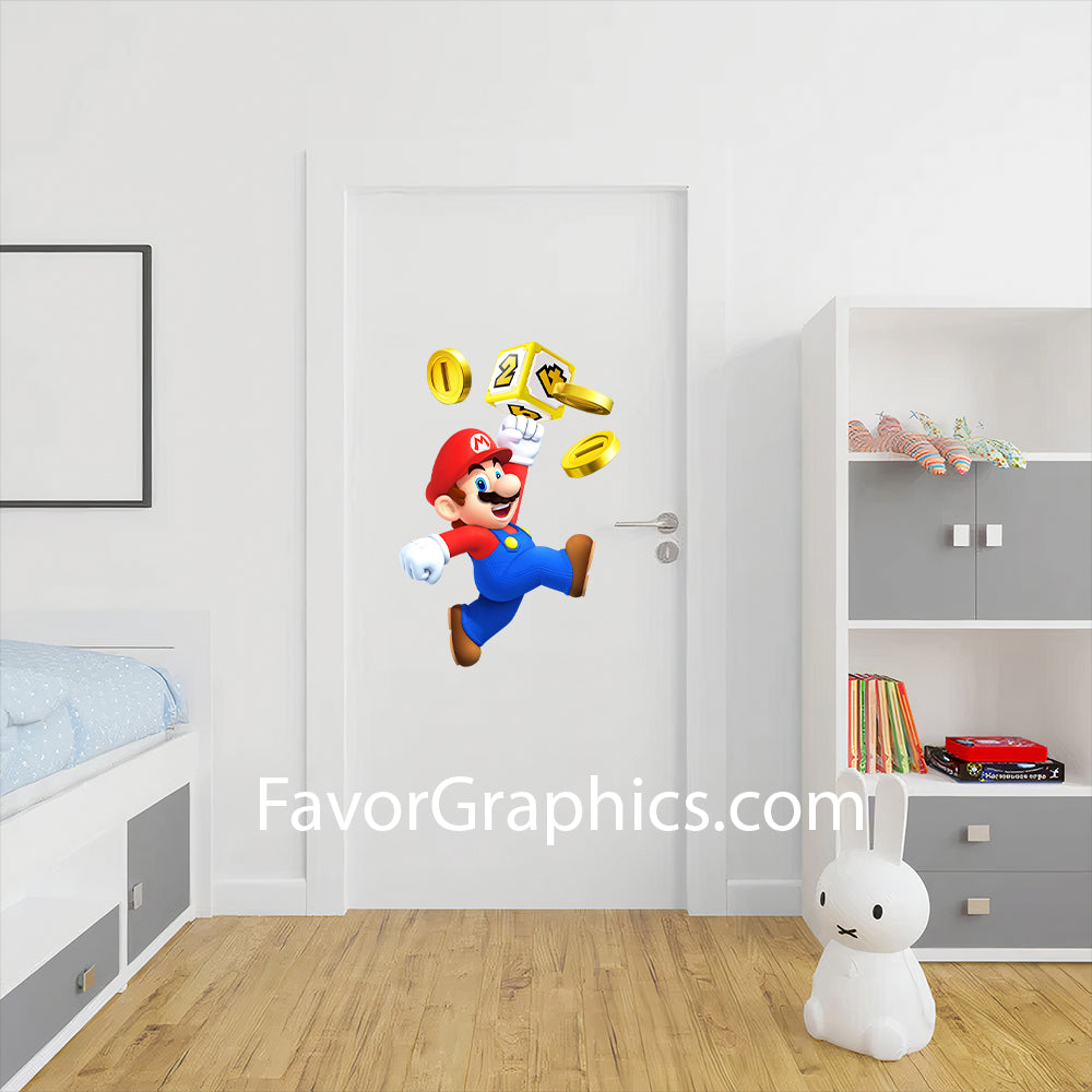 Mario Home Room Wall Vinyl Decal Sticker Mural Poster