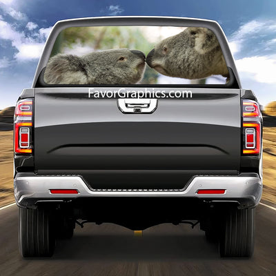 Koala Rear Window Perforated Graphic Vinyl Decal Car Truck UTV