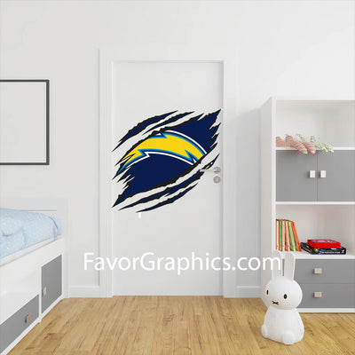 Los Angeles Chargers Home Room Wall Vinyl Decal Sticker Mural Poster