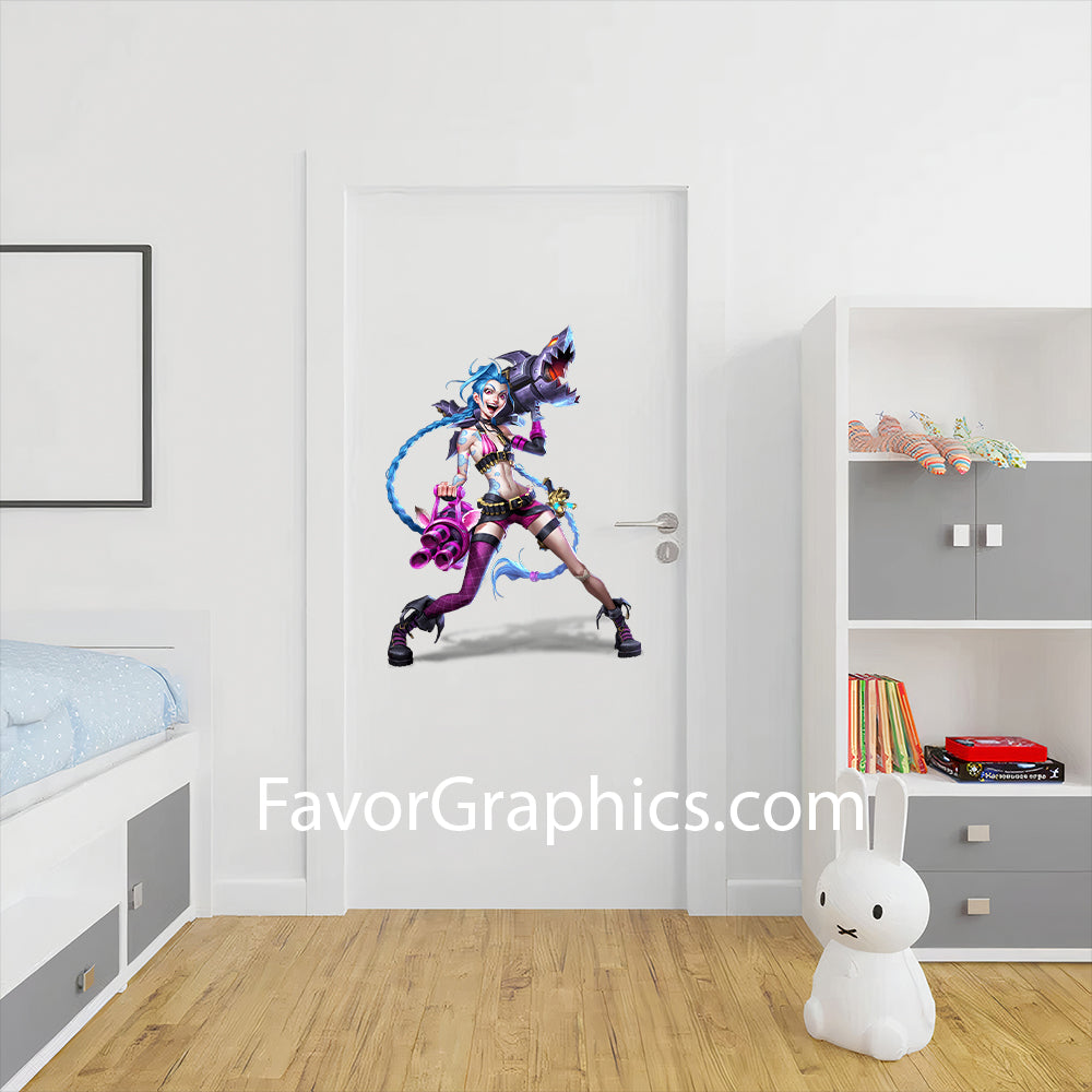 JInx League Of Legends Home Room Wall Vinyl Decal Sticker Mural Poster