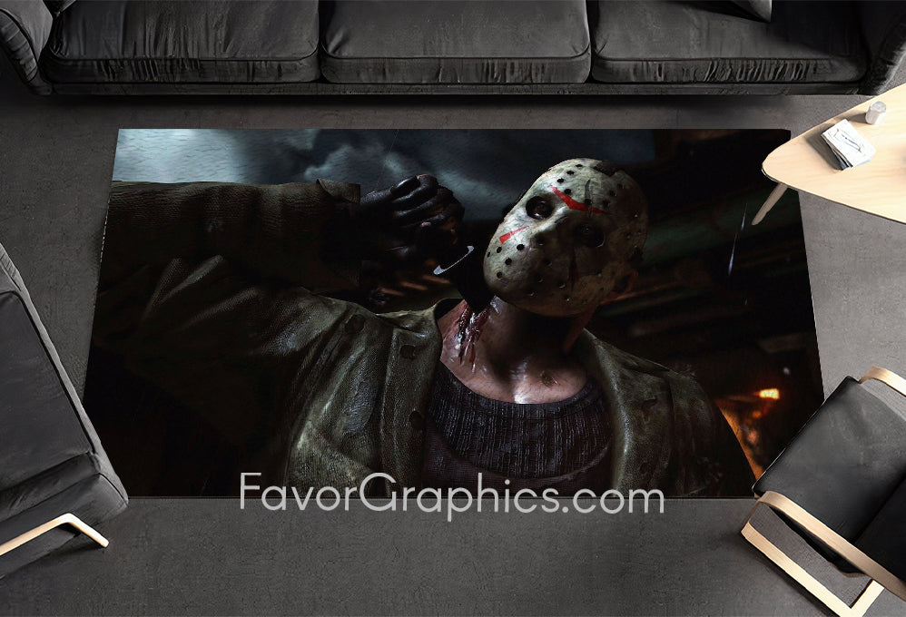 Jason Voorhees Home Bedroom Decor Rug Carpet Mat