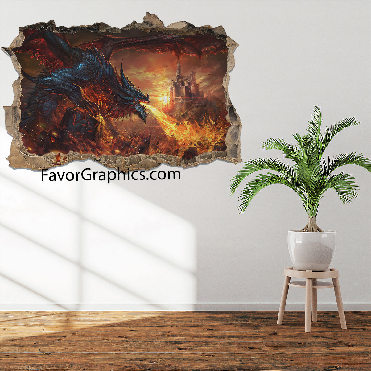 Dragon Vinyl Wall Art Decal Sticker Poster Print Mural